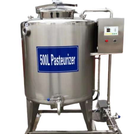 Batch Pasteurizer 500 L Sale in Kenya The Batch Pasteurizer 500 L is a high-performance dairy processing machine designed to meet the growing needs of medium and large-scale milk processors. With its 500-liter capacity, this pasteurizer allows businesses to process larger volumes of milk efficiently while maintaining strict hygiene and food safety standards. Built with premium stainless steel, the machine is highly durable, resistant to corrosion, and compliant with international dairy industry regulations. The design incorporates advanced automation features, including digital temperature and time controls, ensuring every batch is pasteurized at the correct conditions for maximum safety and product quality. Batch Pasteurizer 500 L Best prices in Kenya The 500L Batch Pasteurizer offers flexible heating options, including steam or electric, depending on your facility’s infrastructure. Once the milk reaches the required pasteurization temperature, the integrated cooling system rapidly brings it down to safe storage levels, locking in freshness, nutrients, and flavor.