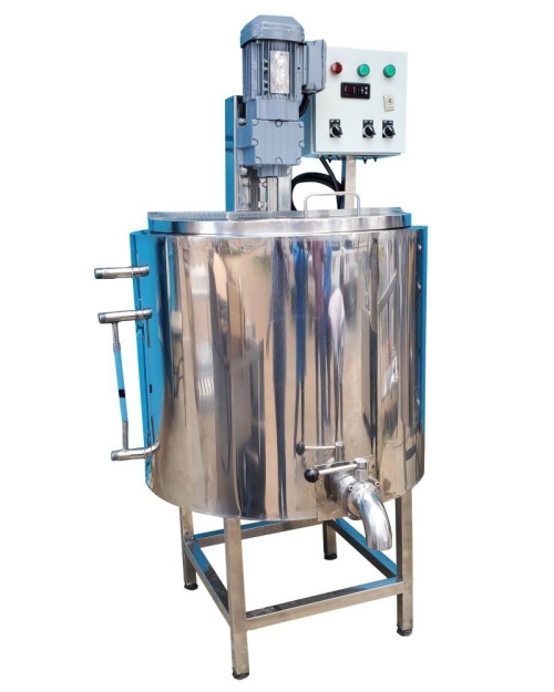 The Batch Pasteurizer 100L is an essential machine for small dairy processors, startups, and farms seeking to produce safe and high-quality milk-based products. With a 100-litre capacity, it is ideal for pasteurizing milk, preparing yoghurt, or processing cheese in small to medium-scale operations. Constructed from food-grade stainless steel (SS304), the Batch Pasteurizer 100L ensures hygiene, durability, and compliance with food safety standards. Has a compact design, making it suitable for small dairy plants and businesses with limited space. The machine works by heating milk to the required pasteurization temperature (typically 63°C for 30 minutes or 72°C for 15–20 seconds). This process destroys harmful bacteria, extends shelf life, and retains the natural taste and nutrients of milk.